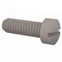 Essentra Components 010832F050PC Slotted Fillister Slotted Screw, #8-32 Thread, 1/2 Lg