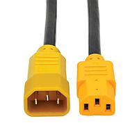 Tripp Lite P005-006-YW AC Power Extension Cord 14AWG X 3C 100-250V 15A C13-C14 6' YLW