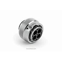 Amphenol SINE Systems RT00123PNH03 Standard Circular Connector Wall Mtg Recpt, Pin with silicone seal