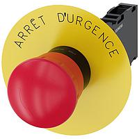 SIEMENS A6X30141602 Push Turn EM. STOP MUSHROOM PUSHBUTTON. 40MM. RED