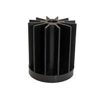 Advanced Thermal Solutions ATSEU-077D-C2-R0 Heatsinks STAR LED Heat Sink, 45mm dia., 38mm, Black, Baseplate Hardware