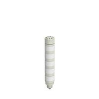 Banner Engineering TL505AKCQ Tower Lights TL50 Pro Tower Light with IO-Link Audible, Standard Gray Housing: 5 Lighted Segments; Voltage: 18-30 V dc; Environmental Rating: IP50; Colors: Multicolor; 4-pin M12 Integral QD