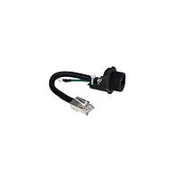 Amphenol LTW RCP-5SPFFG-SCU7B15 Cat 5e RJ, Middle Size, Plastic, 1.5A, Cat 5e, Circular, Screw Thread, PCB Board to Plug with Ground, Receptacle With Cable/Wire, Length 150mm, IP67 Unmated