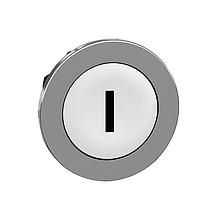 SCHNEIDER ZB4FA131 Pushbutton FLUSH WH CAPS PB HEAD BK MARKED I