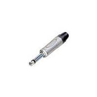 NEUTRIK NP2X-D Phone Connectors 1/4" MONO PLUG PX NICKEL/SILVER - BULK