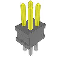 Samtec FTSH-121-04-S-DV-P-TR Pin Strip High Reliability Header Strips, .050" pitch