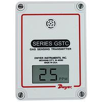 Dwyer GSTC-N CO/NO2 Gas Transmitter for Garages, BACnet/Modbus®, On-site Calibr. (0 to 10 ppm, Field Replaceable Electrochemical, Wall Mount)