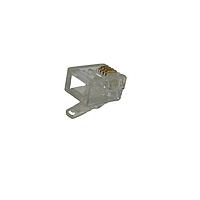 Adam Tech MTP-64-X Modular Connectors / Ethernet Connectors MODULAR PLUG 6P4C OVAL WIRE GF