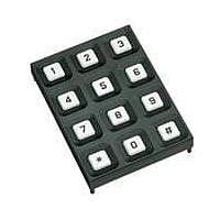 Grayhill 84AC1-103 Keypads Keypad, 3x4, single pole/common bus, phone legend