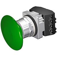 SIEMENS 52PM9V3B Pushbutton PUSHBUTTON,MOM,GRN,2 1/2" PLST,2POS,2BJK