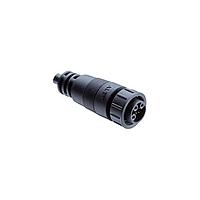 Amphenol LTW CBU-08AFDM-TL7A04 Sensor Cables / Actuator Cables Ceres, Middle Size, Plastic, 10A+2A, 08 pins, Female Connector, Female (Power) + Male (Signal) Contact, Straight, 3 Points Lock, Overmolded, Length 4000mm, IP67