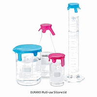 DURAN DU.29110002 Silicone Lids, for Lab Containers, Set(S/M/L), Blue