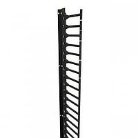Hammond Manufacturing H1VFM45UBK Cable Managers 45U 24W H1 VERTICAL FINGER MGR