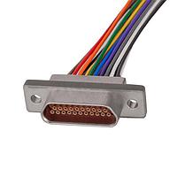 Dura-Con / Cinch Connectivity Solutions DCCM21PCBRPN-X2S Micro-D D-Sub Connectors MicroD Space Screend 21 pos plug RA PCB