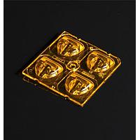 Ledil C19005_AMBER-2X2-ME-WIDE1 LED Lenses Multi-lens square 4 Pos 50.0mm (D) 8.90m