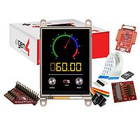 4D Systems SK-gen4-32DT-PI Starter Kits Starter Kit for gen4-uLCD-32DT-PI with 4D Serial Pi Adaptor, 4D-UPA , 4GB Industrial microSD Card, 150 mm FFC Cable, 5-way female-to-female ribbon cable with male-to-male adaptor