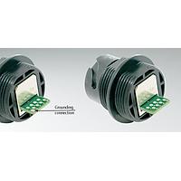 Amphenol CONEC 17-102184 Circular RJ45-IP67 Cat.5e PCBZnDc PLST SHL SLD