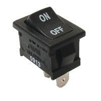 E-Switch RA111C112R Rocker Switches 16A 125VAC 4.8mm Tab Off-On