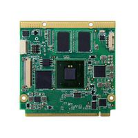 congatec conga-QMX6/QC-1G eMMC8 Rev C.x Computer-On-Modules - COM Qseven module with ultra low power Freescale ARM Cortex A9 quad core 1GHz processor with 1MB L2 cache, 1GB onboard DDR3L memory and 8GB onboard eMMC. Open silicon FCBGA package. Commercial temperature range.