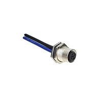 Amphenol LTW M12S-04PFFS-SF8B50 Sensor Cables / Actuator Cables M12 Circular Metric Connector, S Code, Metal, 12A, 04 pins, Female Connector, Female Contact, Hexagonal, Screw Thread, Solder, Receptacle With Cable/Wire, Length 500mm, IP68 / IP69K