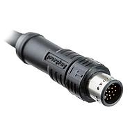 Amphenol LTW M12K05FR-12KFR-SS005 Sensor Cables / Actuator Cables M Series, M12, 12A, 05 Pins, Overmolded, Right Angle