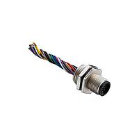 Amphenol LTW M12D-04PMMC-SH8B20 Sensor Cables / Actuator Cables M12 Circular Metric Connector, D Code, Metal, 4A, 04 pins, Male Connector, Male Contact, Hexagonal, Screw Thread, Crimp, Receptacle With Cable/Wire, Length 200mm, IP68 / IP69K