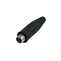 REAN RT5FC-B-W Cable Connectors 5P FEMALE TINY CABLE BLK HSG Au CONT REA