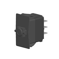 Carling Technologies V4D1S00B-00000-000 Sealed Rocker Switch 1-pole, ON - None - ON, 20A 12VDC not HP rated, Non-Illuminated, Sealed V-Series Switch Only, .250 Tab (Q.C.), 8 Terminal base and No Actuator