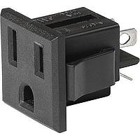 Schurter 3-119-052 Outlets NR020 Connector Outlet 15A 5-15R