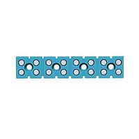 Weidmuller 0274470000 Terminal Strip MK 3/8 BL
