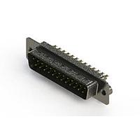 EDAC 627-M25-222-GN2 D-Sub Connectors - Standard Density Vertical Machined D-Sub Connectors