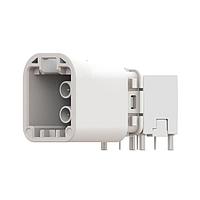 Yamaichi Electronics Y-MFC-4PT-B-VL-REDC Automotive Connectors 2x2 Mini FAKRA Connector, R/A, Key B