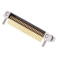 Amphenol Socapex MHDAS2M050YCE51 Connectors Micro HDAS 50 male right angle pc tail contacts50 position pin 1.27 mm 2 row right Angle