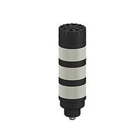 Banner Engineering TL50BGRAQ Tower Lights Tower Light: 3-Color Audible Indicator; Voltage: 18-30 V dc or 24 V ac; Environmental Rating: IP50; Input: Bimodal; Colors: Blue Green Red; 5-pin M12 Integral QD