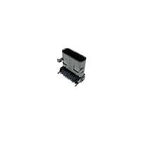 Adam Tech USB-C31-S-RA-CS1E-BK-T/R USB Type C Connectors USB TYPE C , RECEPTACLE, R/A, HY