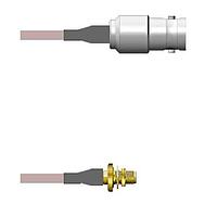 Amphenol Custom Cable Q-0202U0001008i RF Cable Assemblies BNC-SJ/SMA-SJB G178 8I