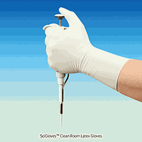 DaiHan SL.Glo6125 Glove, Nitrile, for Clean Room, Long Cuff, Powder Free, Textured, XL