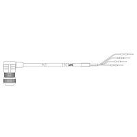 Amphenol SINE Systems P27135-M3 Motion Control Cable NON-FLEX MOTOR PWR R/A H 16AWG 3M