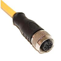Mueller C4C05M010 Sensor Cables / Actuator Cables M12 Cordset, 4-Position Female Straight to Open End, 22 AWG, 10M