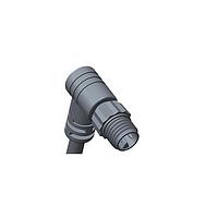 Amphenol LTW 8AP-05AMMM-SR7A03 Sensor Cables / Actuator Cables Guided M8 Circular Metric Connector, Plastic, 1.5A, 05 pins, Male Connector, Male Contact, Right Angle, Screw Thread, Overmolded, Length 3000mm, IP67 Mated