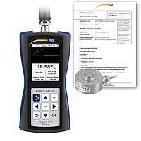 PCE DFG NF 20K-ICA Force Gauge (0~20 kN; 2 N; ISO Calibration Cert.)