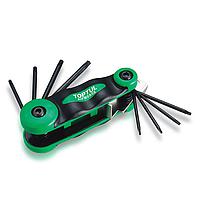 TOPTUL AIFB0802 - 8-in-1 Foldable Star Key Wrench Set