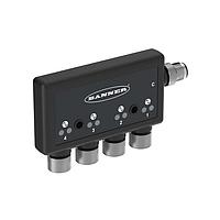 Banner Engineering R90C-4K-MQ IO-Link to Modbus R90C-4K-MQ 4-port IO-link Master; Inputs: 4 IO-link Devices; RS485