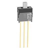 NKK Switches AS13CP Subminiature Slides SPDT ON-OFF-ON.150" STRAIGHT