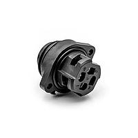 Amphenol Tuchel C016 20C003 100 12 Receptacles 3+PE MALE RECEPT BLK SCREW SILVER CONTACT