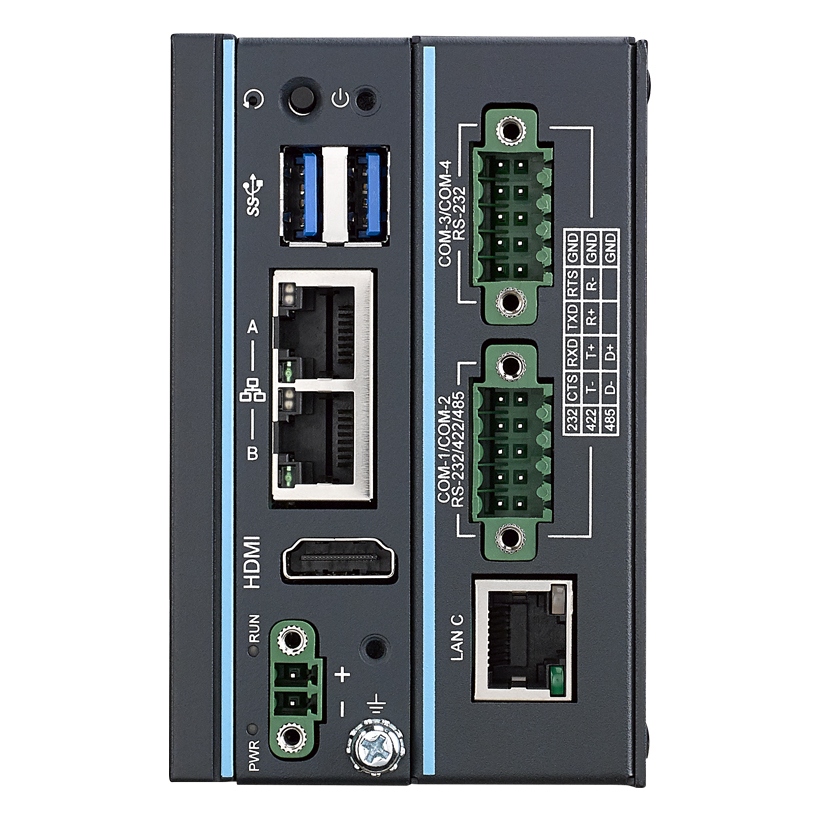 Industrial embedded computer for DIN-rail and edge control applications