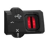 SCHNEIDER XB5S8B2M12 Biomedical Sensors Biometric switch bistable RGPD, Harmony XB5S, plastic, 22mm, USB, connection by M12 connector, 24V AC DC