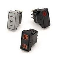Carling Technologies VA51L201-6RZ00-000 Sealed Rocker Switch 250VAC Red ON-OFF XI Rocker