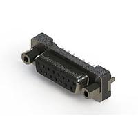 EDAC 628-015-620-217 D-Sub Connectors - Standard Density Vertical Plastic Body D-Sub Connector