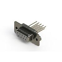 EDAC 628-M09-223-WT2 D-Sub Connectors - Standard Density Vertical Machined D-Sub Connector